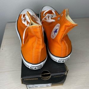 Orange Converse